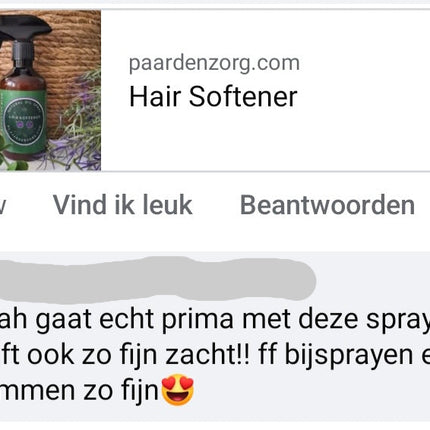 HAIR SOFTENER Antiklit spray